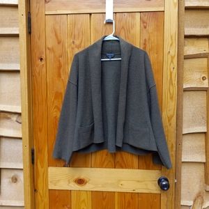 Eileen Fisher 100% Merino Wool Cardagen |Green Pullover|